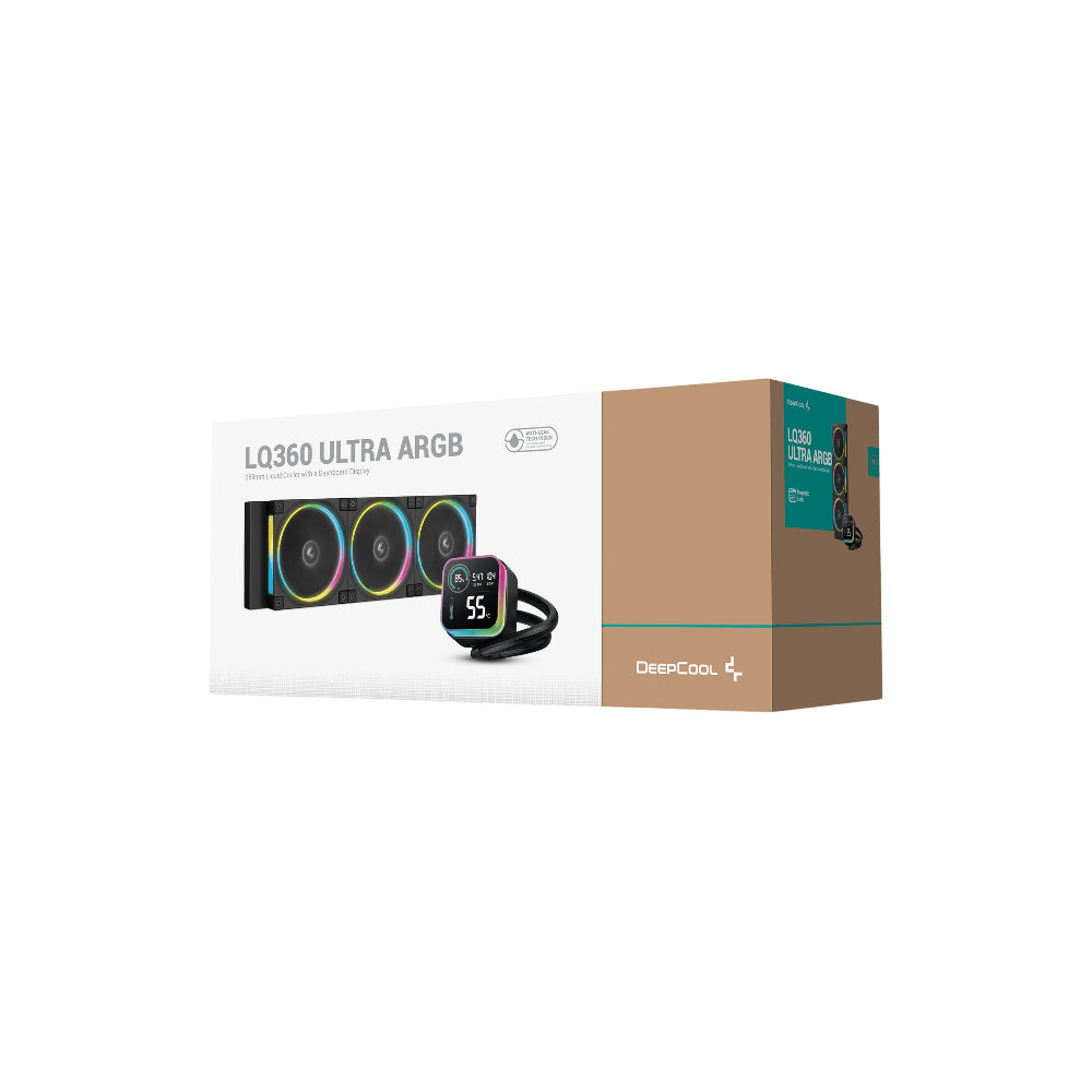 DeepCool LQ360 Ultra ARGB AIO 360mm Svart