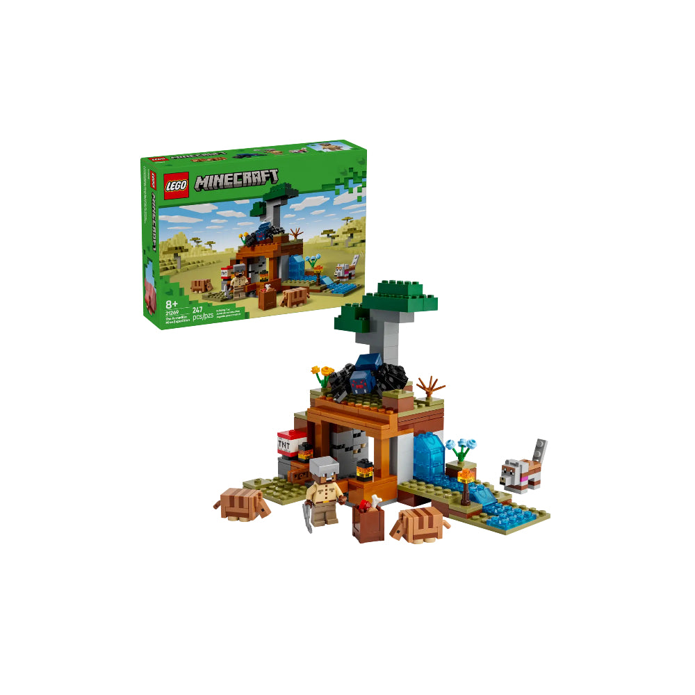 LEGO Minecraft 21269 Expeditionen till bältdjursgruvan