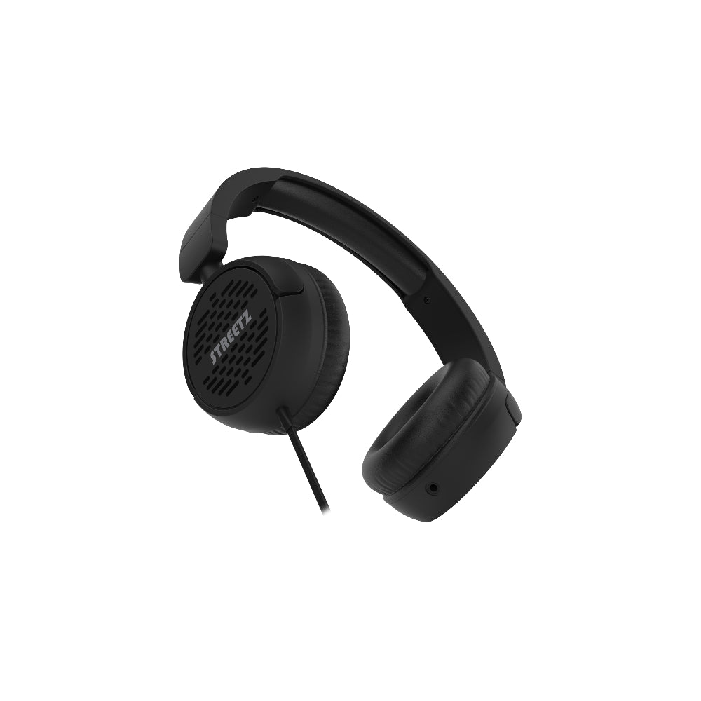 STREETZ HC110 Headphones foldable with volume control USB-C svart