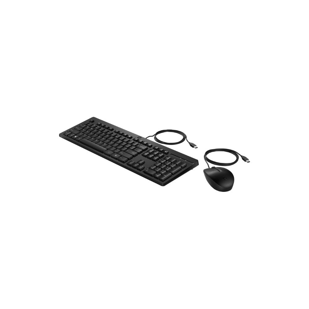 HP 225 mus- och tangentbordskombination - Kabel Svart