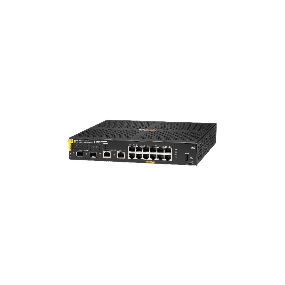 HPE Aruba Networking CX 6000 12-portars Gigabit PoE+ Switch 139W