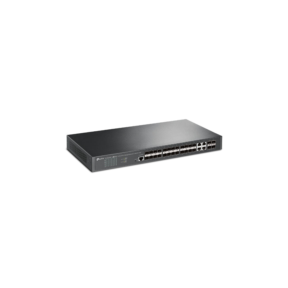 TP-Link TL-SG3428XF V1 JetStream 24-Port SFP L2+ Managed Switch med 4 10GE SFP+ Slots