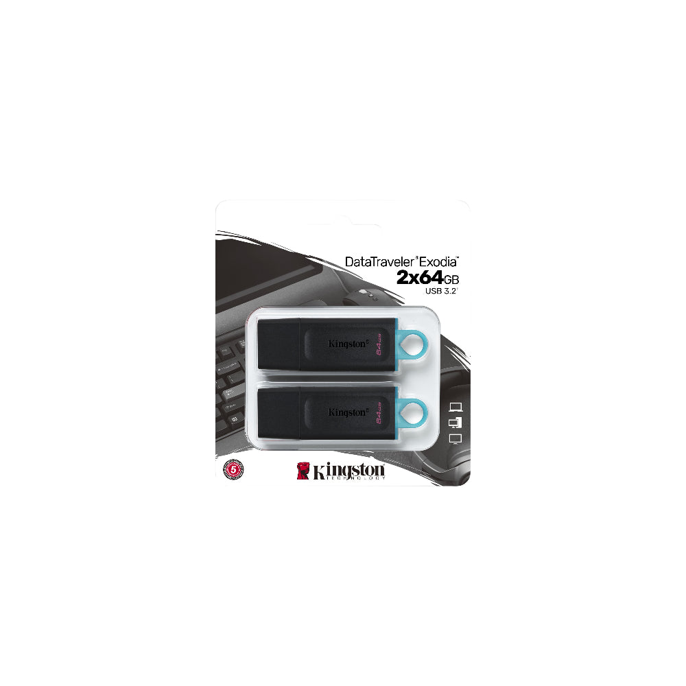 Kingston DataTraveler Exodia 64GB (2-pack)