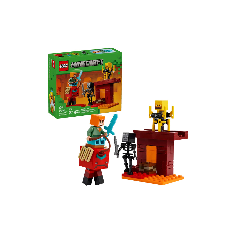 LEGO Minecraft 21266 Lavastriden i Nether