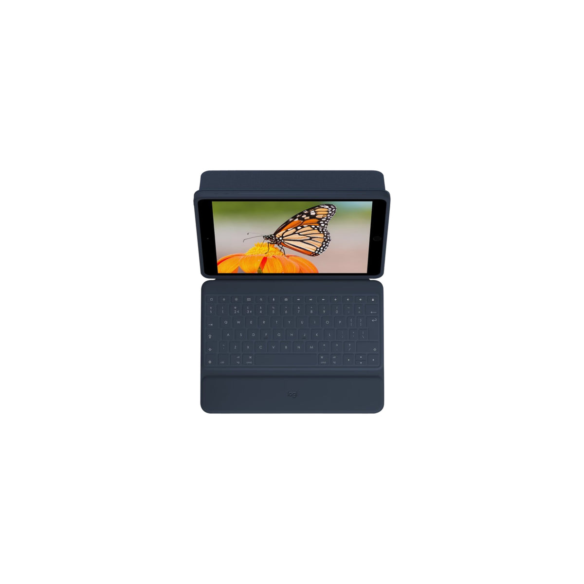 Logitech Rugged Combo 3 - tangentbordsfodral - iPad 10,2” 7:e / 8:e / 9:e gen - blå
