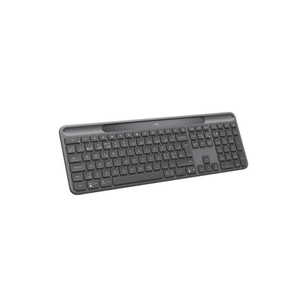 Logitech Signature K980 Solar+ For Business - Trådlös Grafit