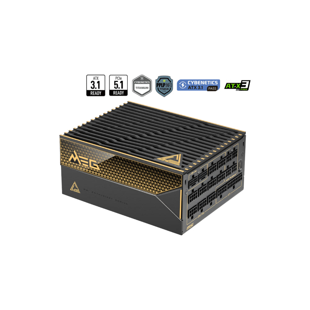 MSI MEG Ai1600T ATX 3.1 80 PLUS Titanium