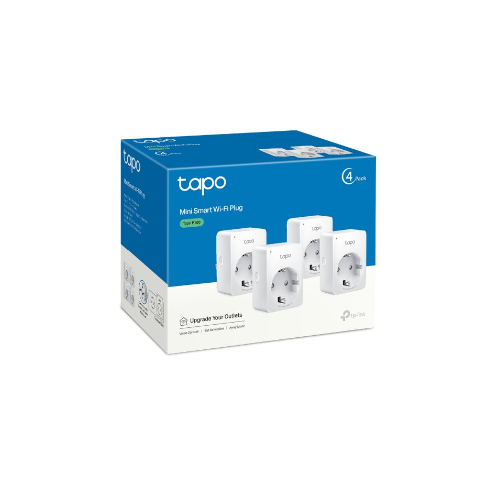 TP-Link Tapo P100 Mini Smart Wi-Fi-uttag 4-pack