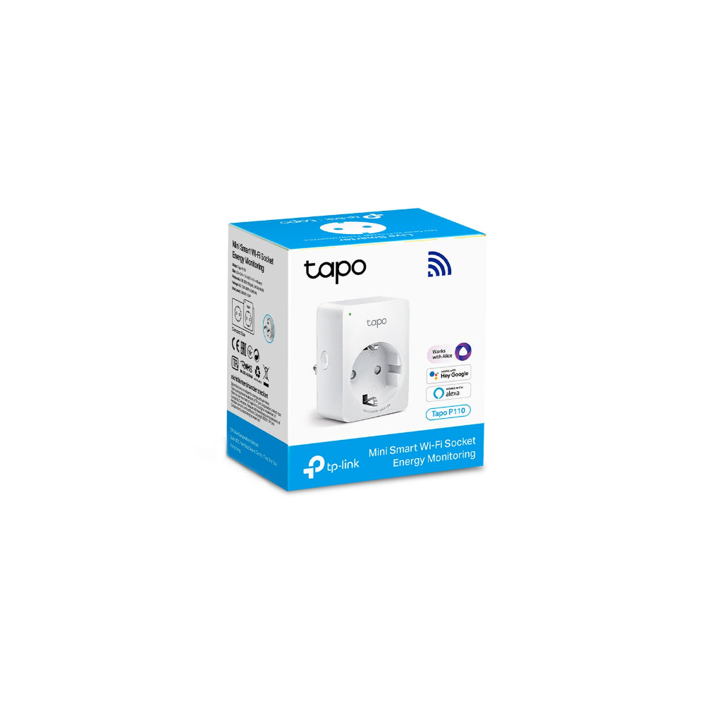 TP-Link Tapo P110 Mini Smart Wi-Fi Socket med energimätning 2-pack