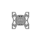 Multibrackets M VESA Flexarm Full Motion Dual 400x400 Svart