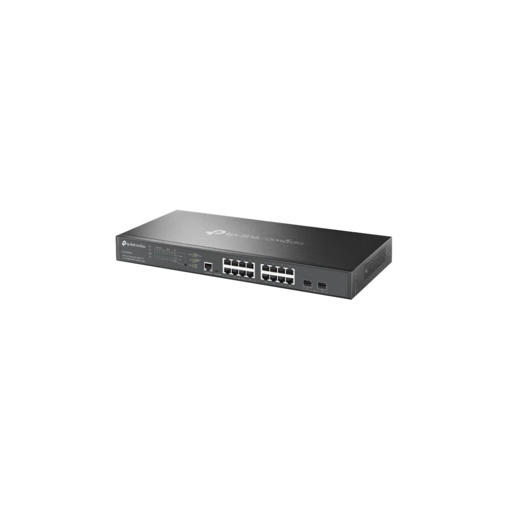 TP-Link SG3218XP-M2 V1.6 Omada 16-Port 2.5G and 2-Port 10GE SFP+ L2+ Managed Switch med 8-Port PoE+