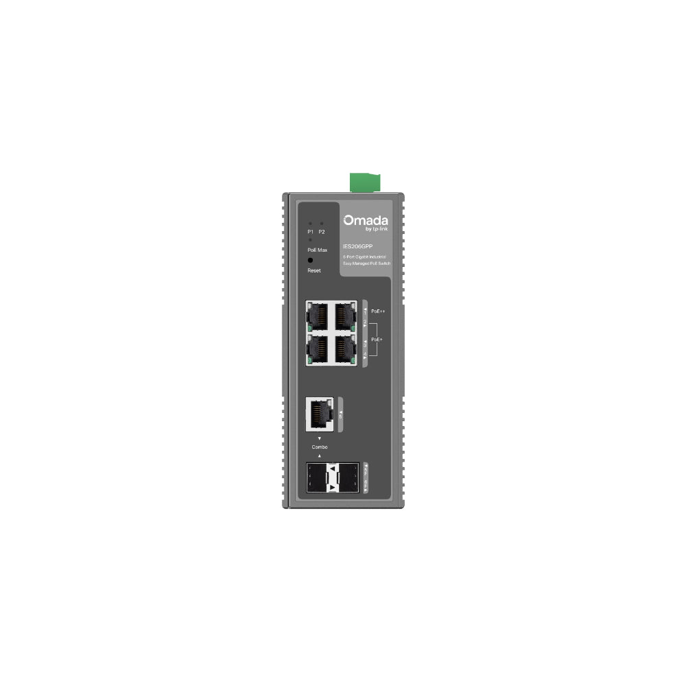 TP-Link Omada IES206GPP network switch Managed Gigabit Ethernet (10/100/1000) PoE