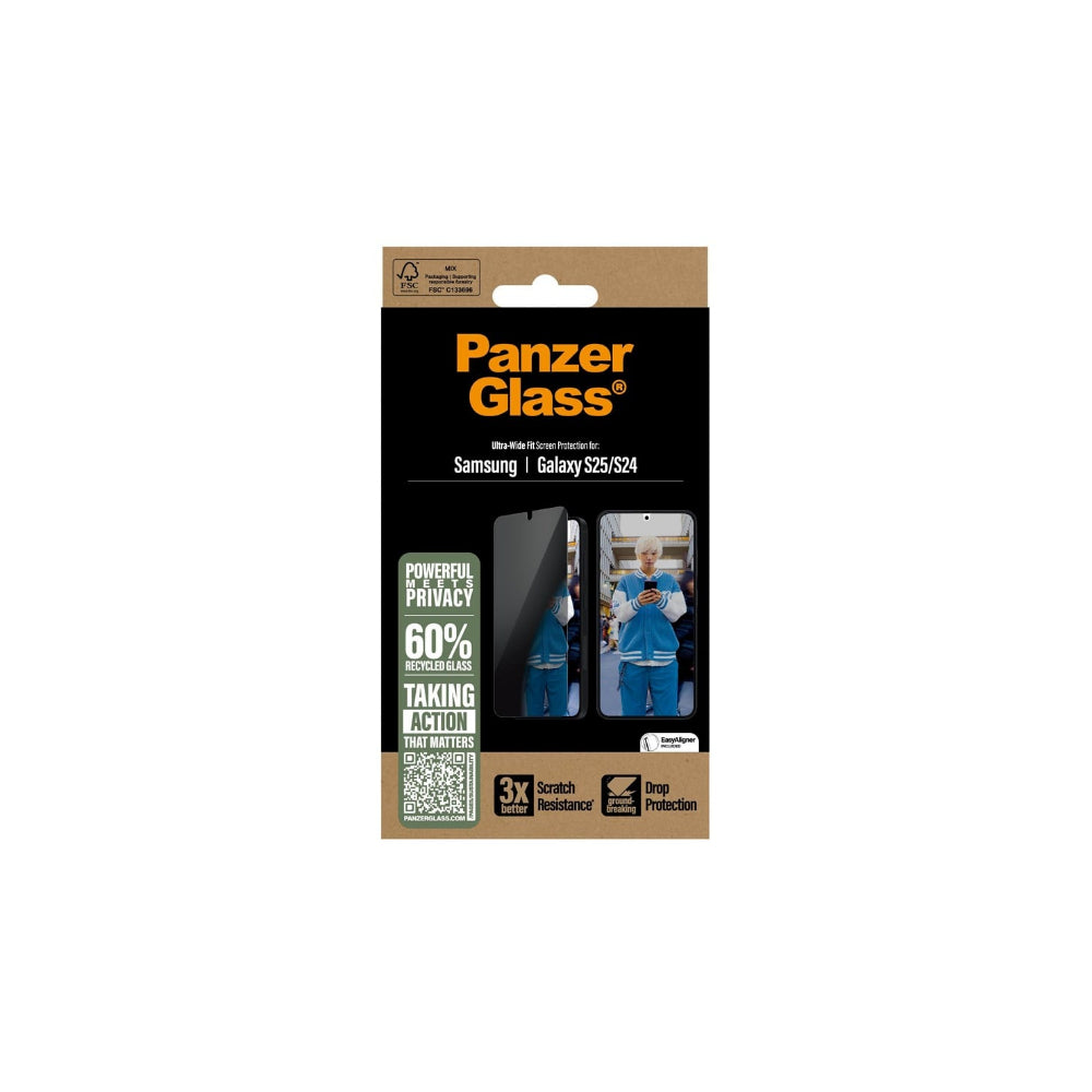 Panzerglass Ultra-Wide fit Privacy Galaxy S25