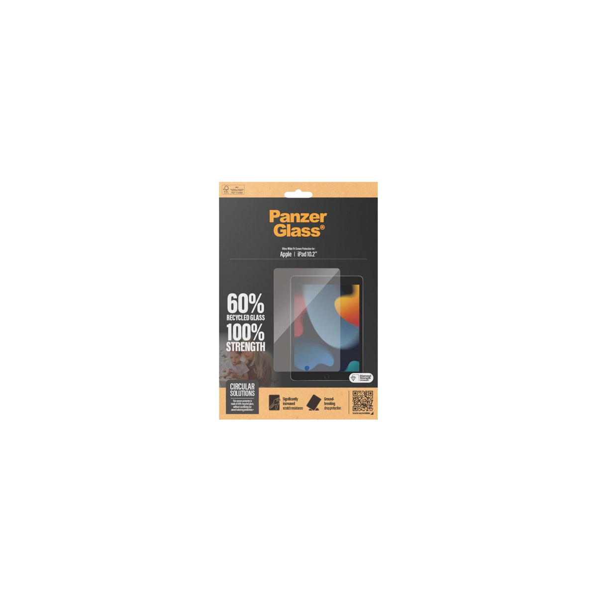 PanzerGlass - skärmskydd - iPad 10,2” 7:e / 8:e / 9:e gen