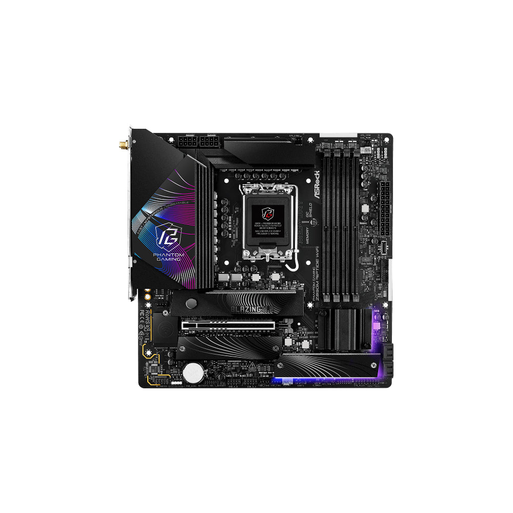 ASRock Phantom Gaming Z890M RIPTIDE Wi-Fi mATX LGA1851