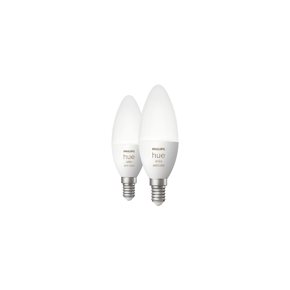 Philips Hue White and Color Ambiance E14 2-pack LED-Lampa