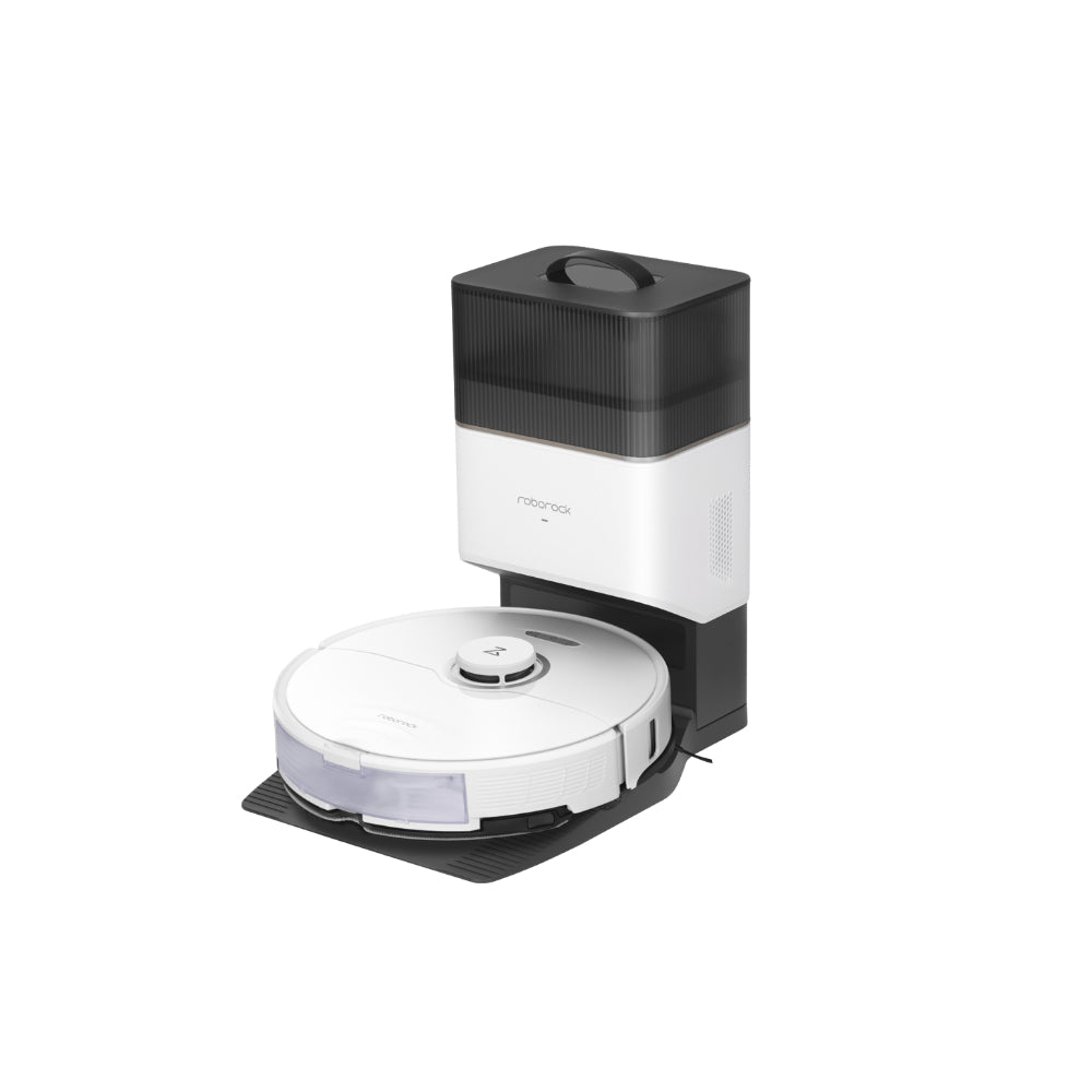 Roborock S8+ Robotdammsugare inkl. tömningsstation Vit