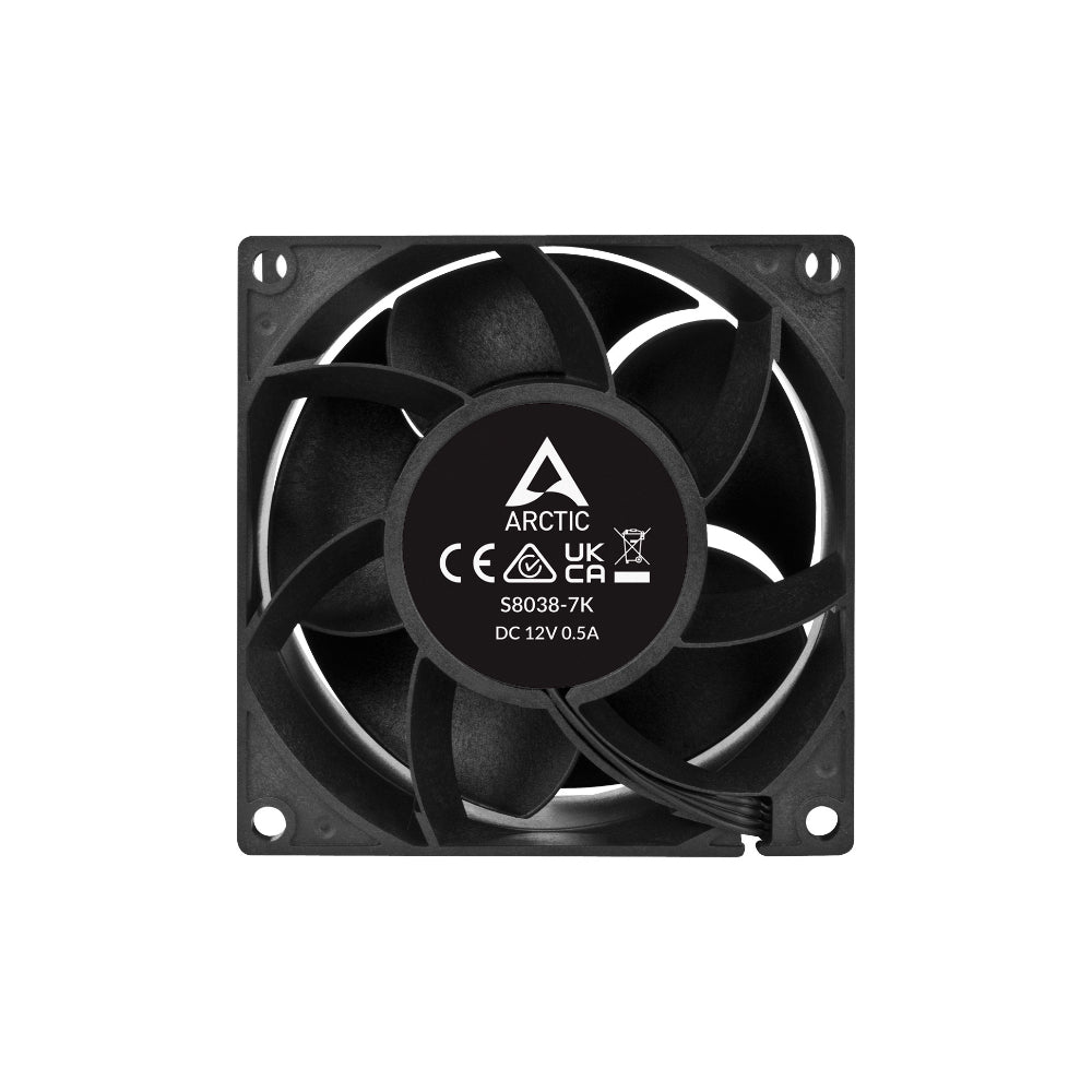 Arctic Serverfläkt S8038-7K 80mm Svart