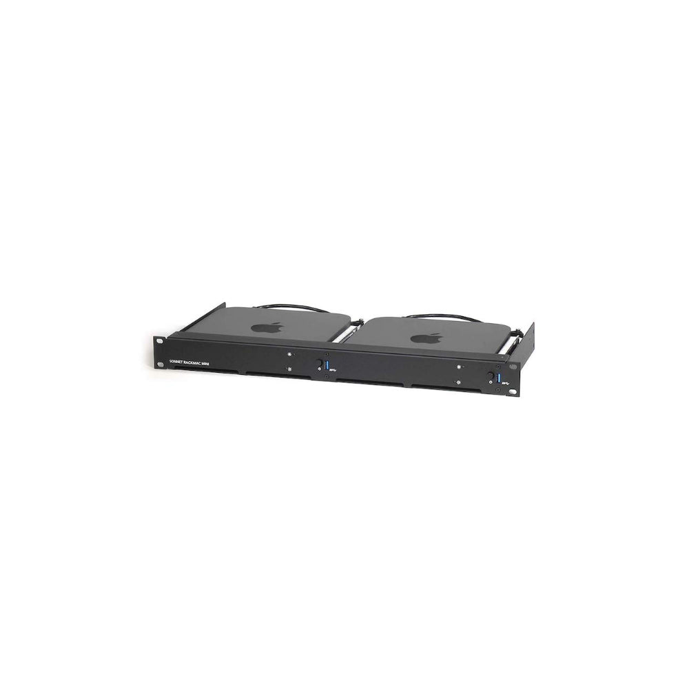 SONNET RackMac mini, 1U for (2) Mac mini, 2014+2018+M1