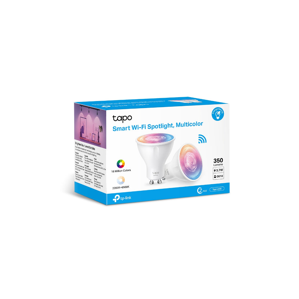 TP-Link Tapo L630 Smart Wi-Fi Spotlight Multicolor 2-pack