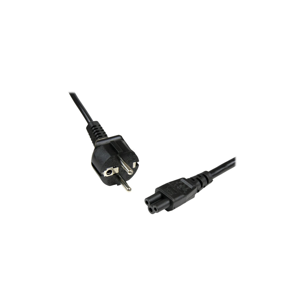 StarTech Strömkabel Schuko till IEC C5 1m Svart