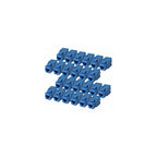 StarTech Keystone Jack CAT 6 RJ45 UTP Verktygsfri 24-pack – Blå