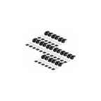 StarTech Keystone Jack CAT 6 RJ45 UTP 90° 110 IDC 24-pack – Svart