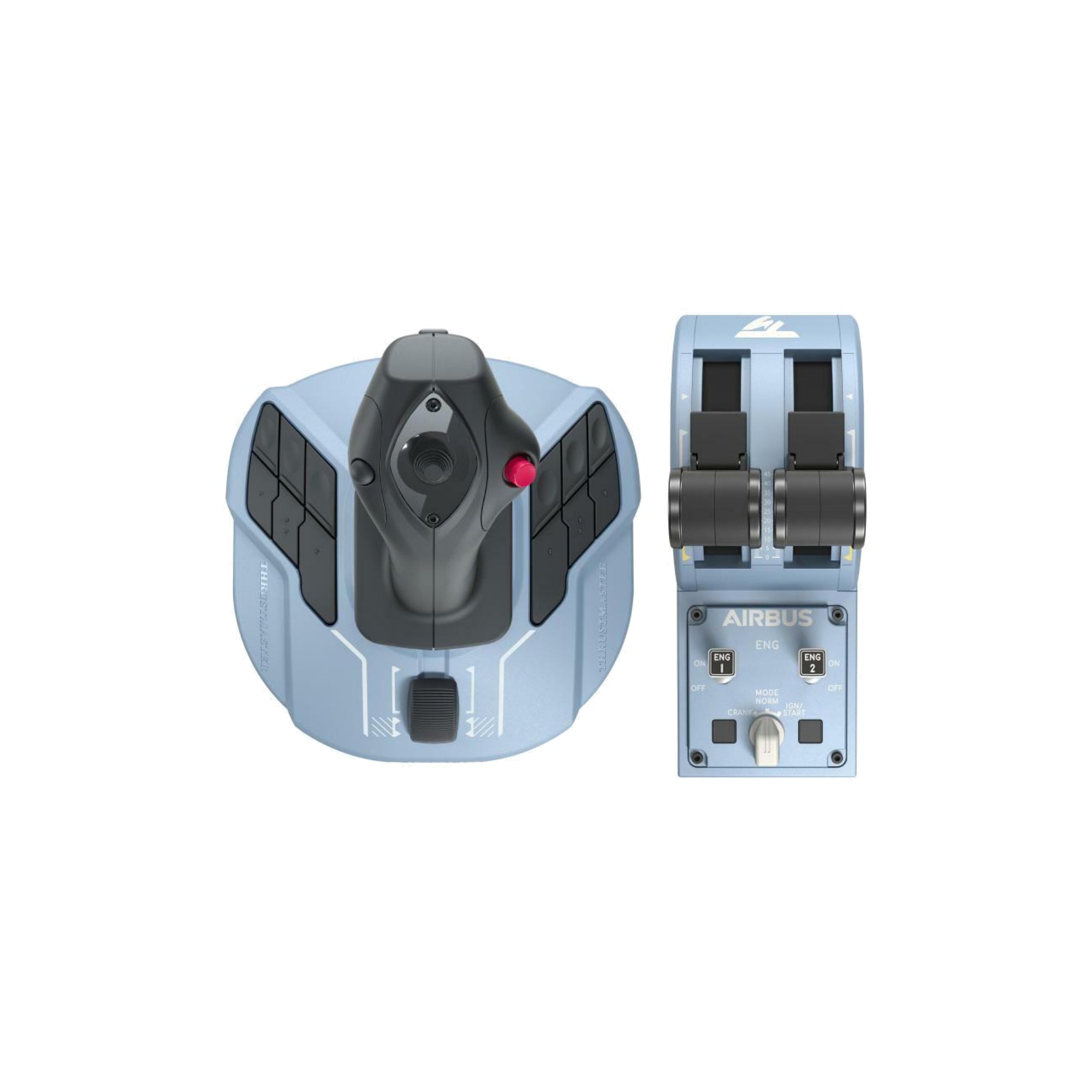 Thrustmaster TCA Officer Pack Airbus Edition Joystick och Gasreglage