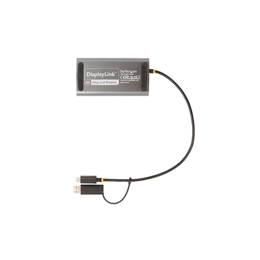 StarTech 109B-USBC-HDMI - USB-C/A till 2xHDMI 60Hz adapter