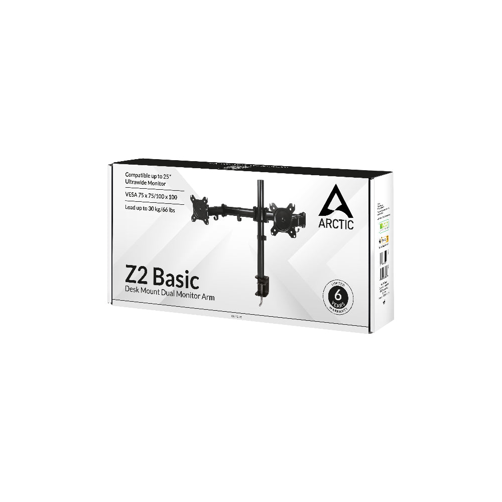 Arctic Z2 Basic Desk Mount Dual Monitor Arm