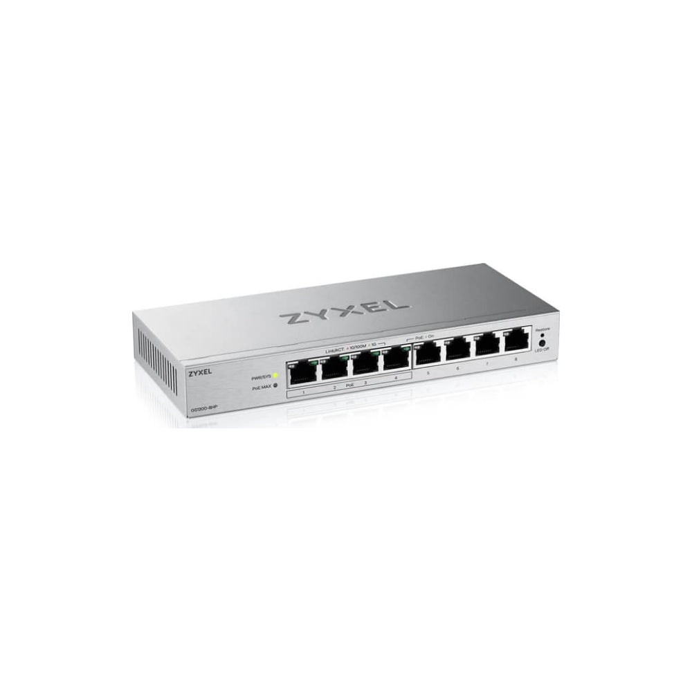 Zyxel GS1200-8HPV3 Managed L2 Gigabit Ethernet (10/100/1000)