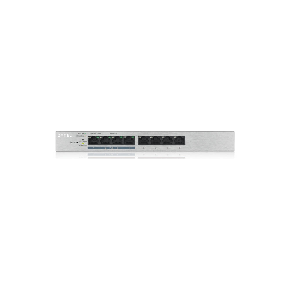 Zyxel GS1200-8HPv2 8-Port PoE 60W Switch