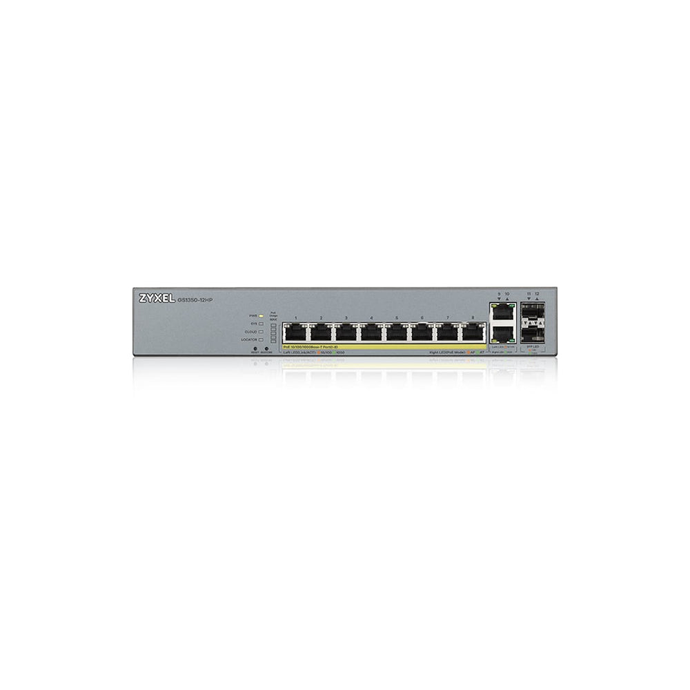Zyxel GS1350-12HP Smart Surveillance PoE Switch 130W