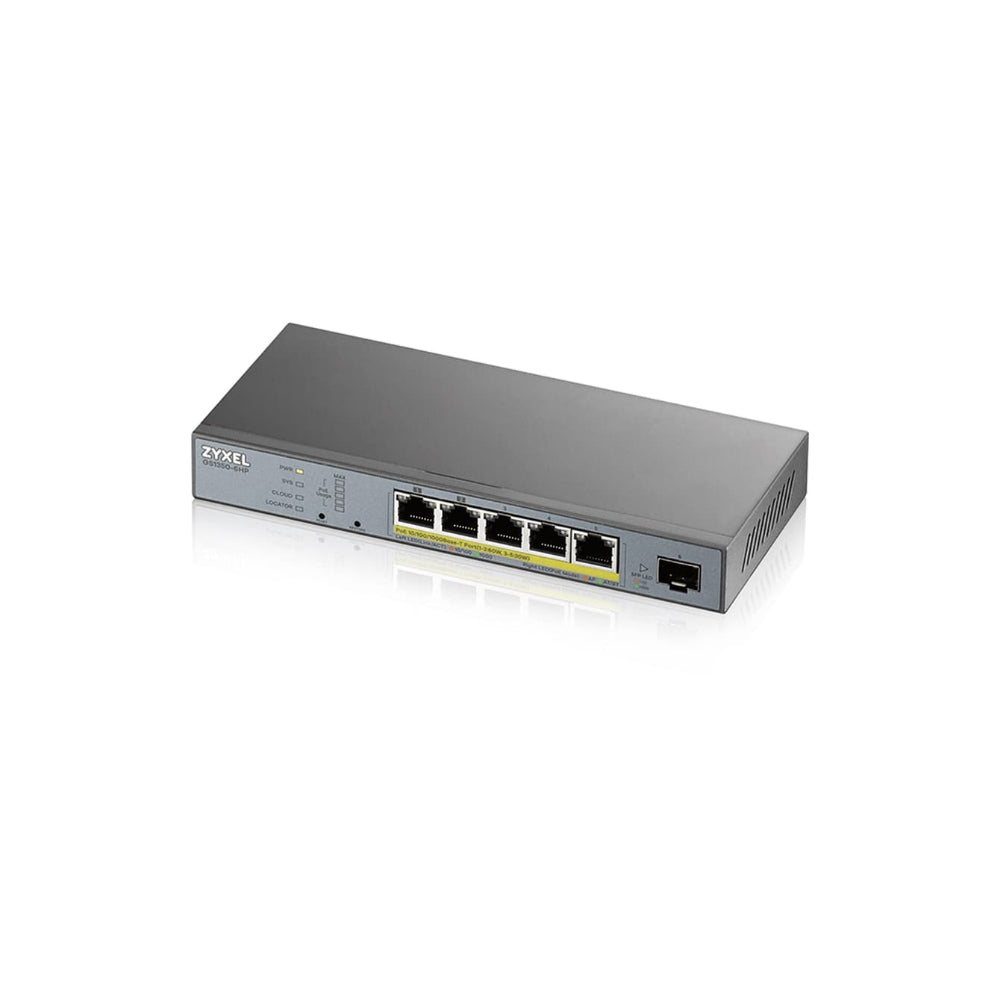 Zyxel GS1350-6HP Smart Surveillance PoE Switch 60W