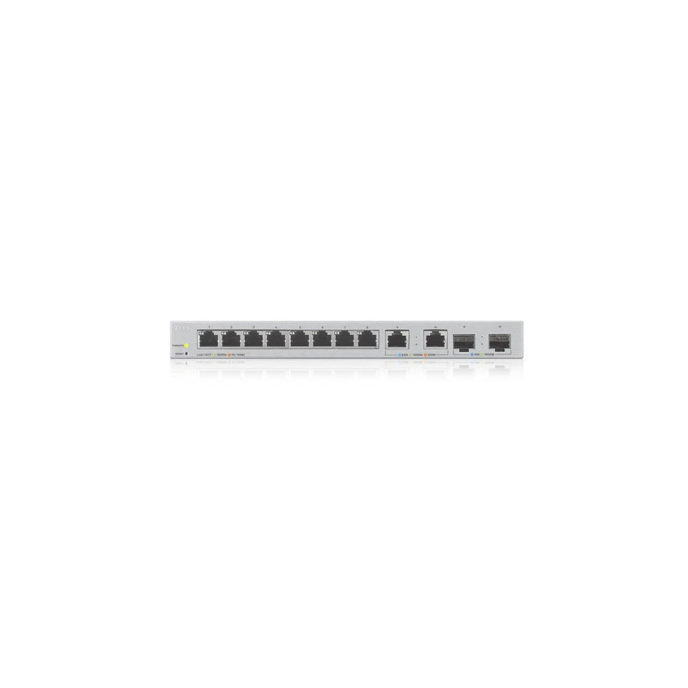 Zyxel XGS1210-12 8x1GbE 2x2.5GbE 2x10GbE SFP+ Managed Switch