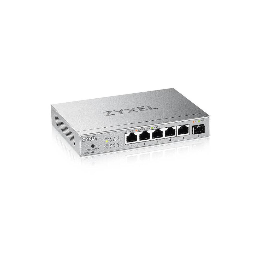 Zyxel XMG-105 5-Port 2.5 Gigabit 1xSFP+ Switch