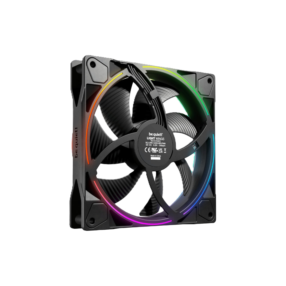 be quiet! Light Wings Reverse PWM 140mm Svart