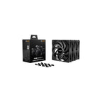 be quiet! Pure Wings 3 PWM HS 3-pack 120mm Svart