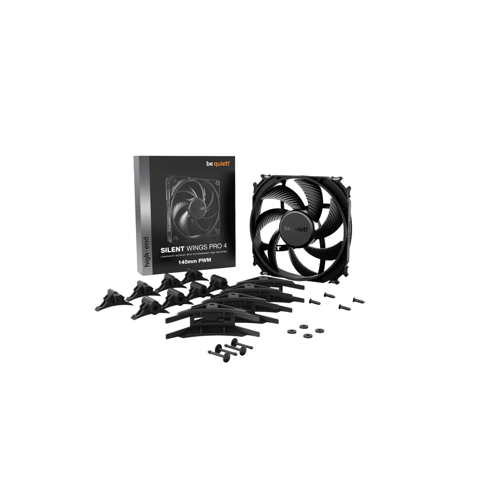 be quiet! Silent Wings Pro 4 PWM 140mm Svart
