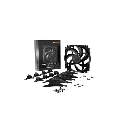 be quiet! Silent Wings Pro 4 PWM 140mm Svart