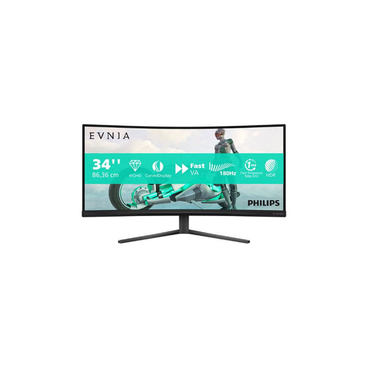 Philips 34M2C3500L/00 E.M2 34'' - böjd - ultrawide - 3440x1440 - VA - 21:9 - 180Hz