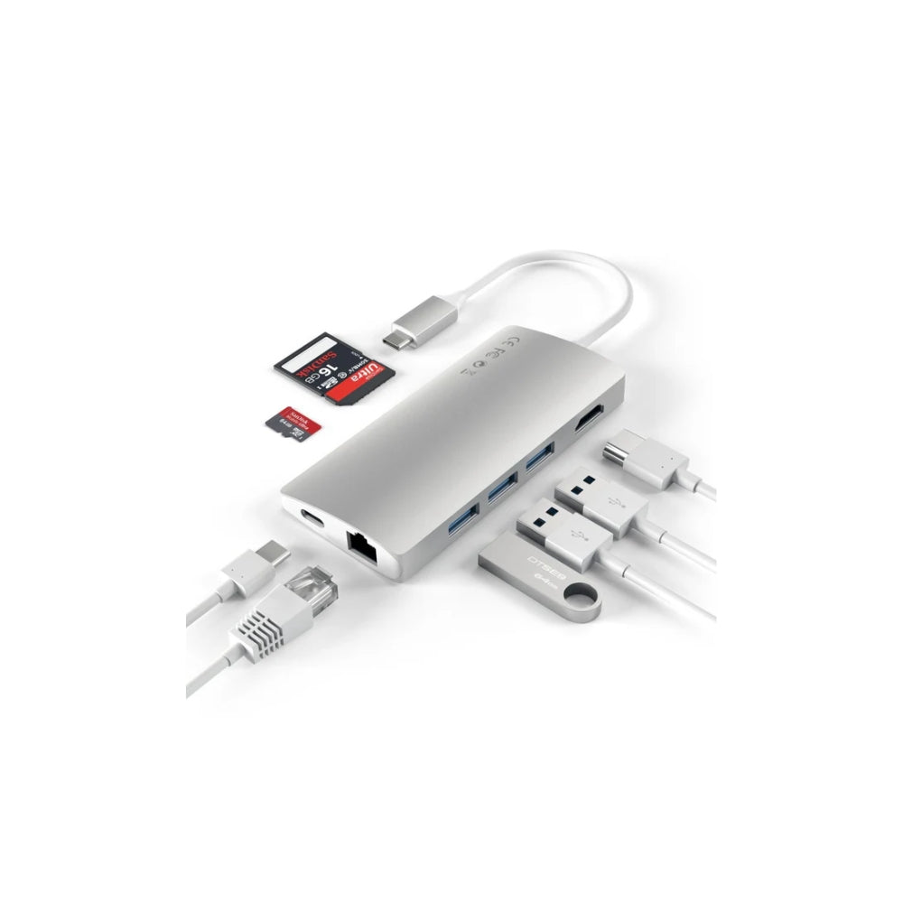 Satechi USB Type-C Multi-Port Adapter 4K Gigabit Ethernet V2