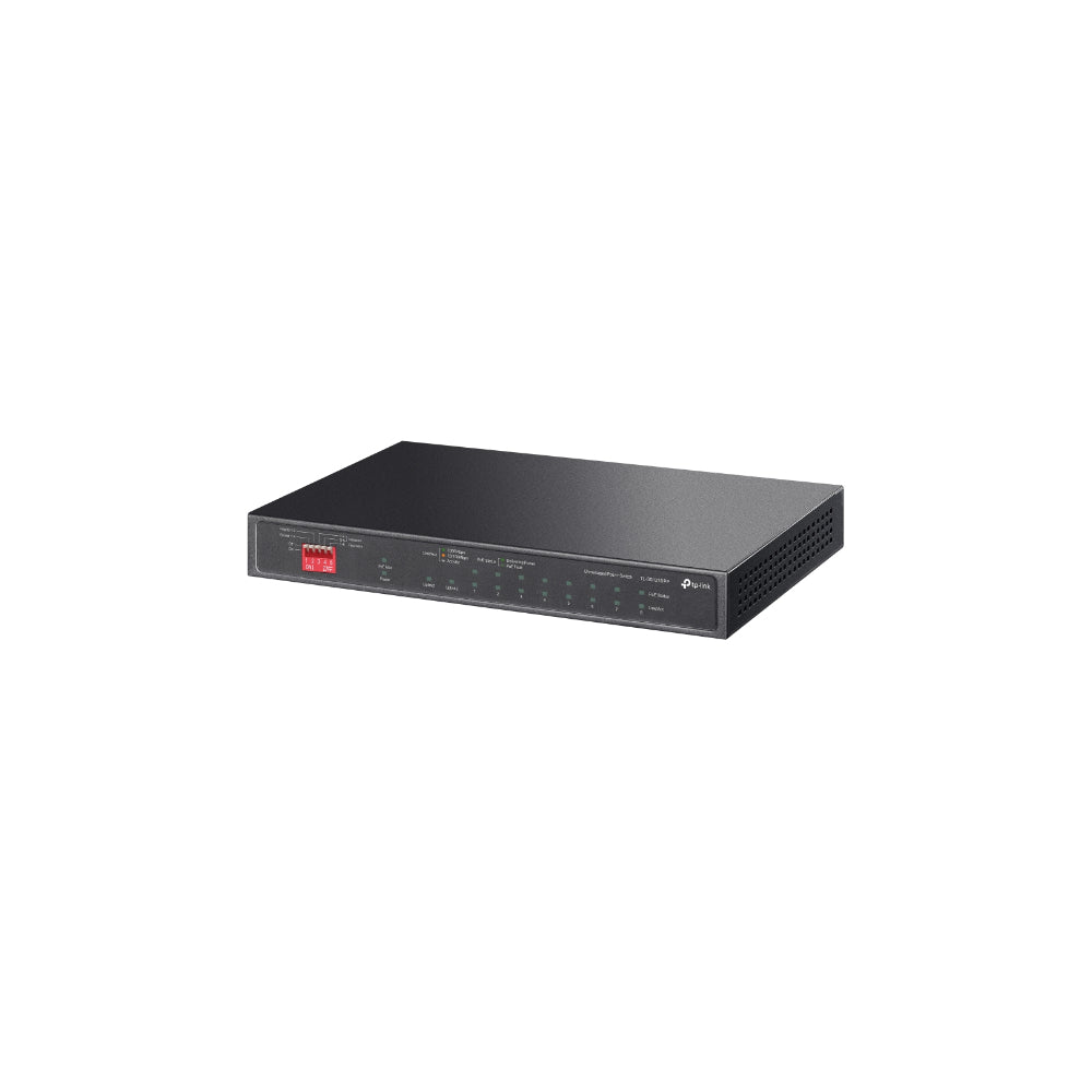 TP-Link TL-SG1210PP 10-Port Gigabit Desktop Switch med 6-Port PoE+ and 2-Port PoE++