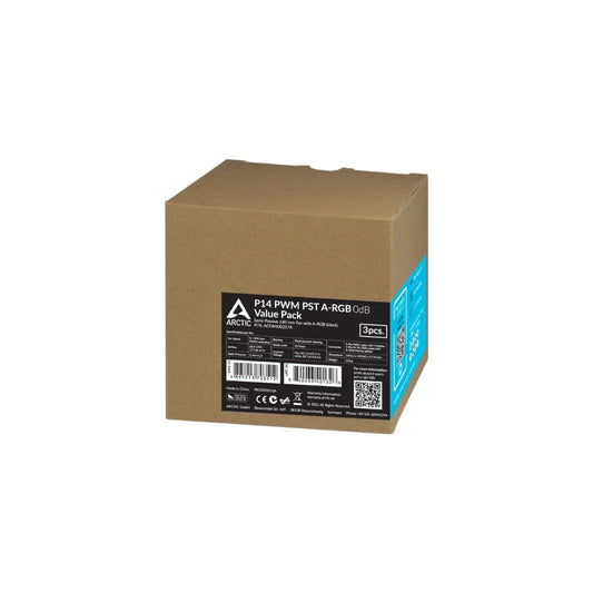 Arctic P14 PWM PST 3-pack 140mm Svart