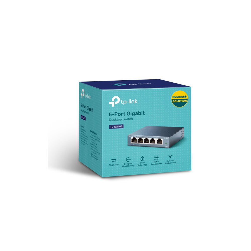 TP-Link TL-SG105 5-Port 10/100/1000Mbps Desktop Switch