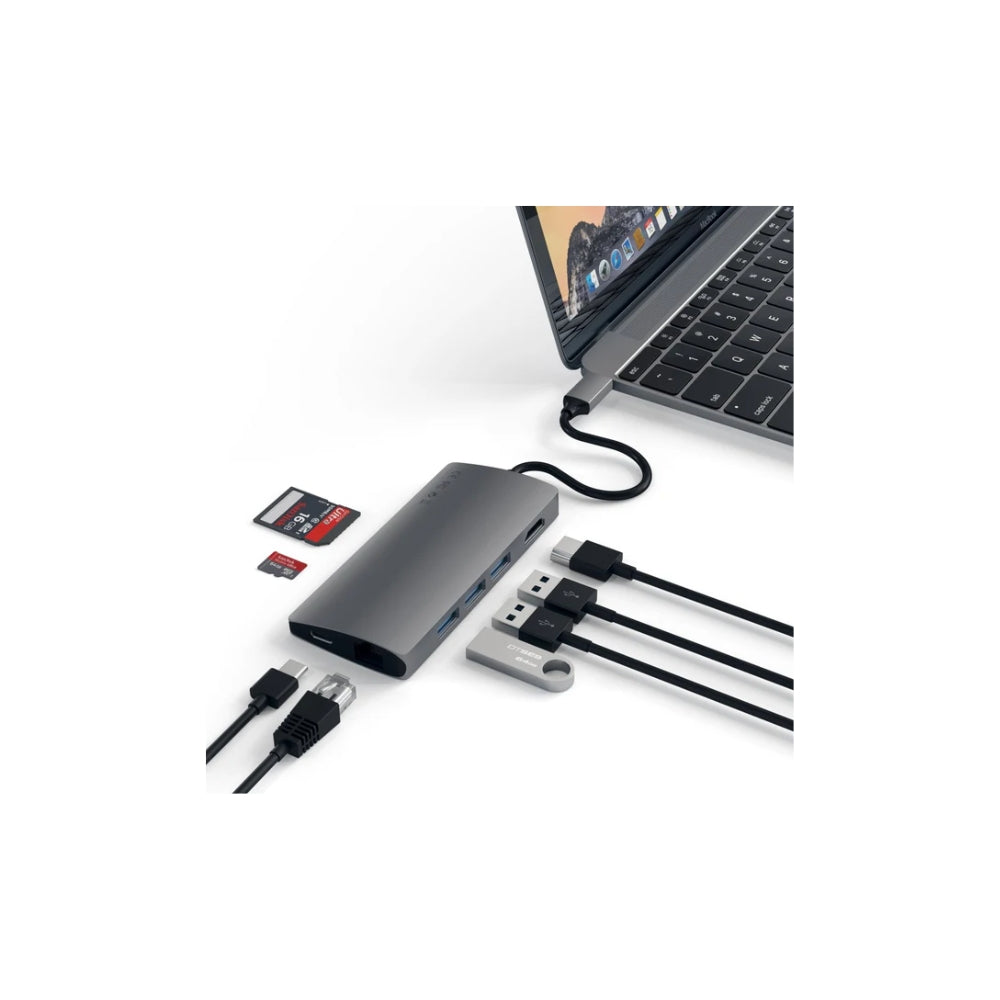 Satechi USB Type-C Multi-Port Adapter 4K Gigabit Ethernet V2
