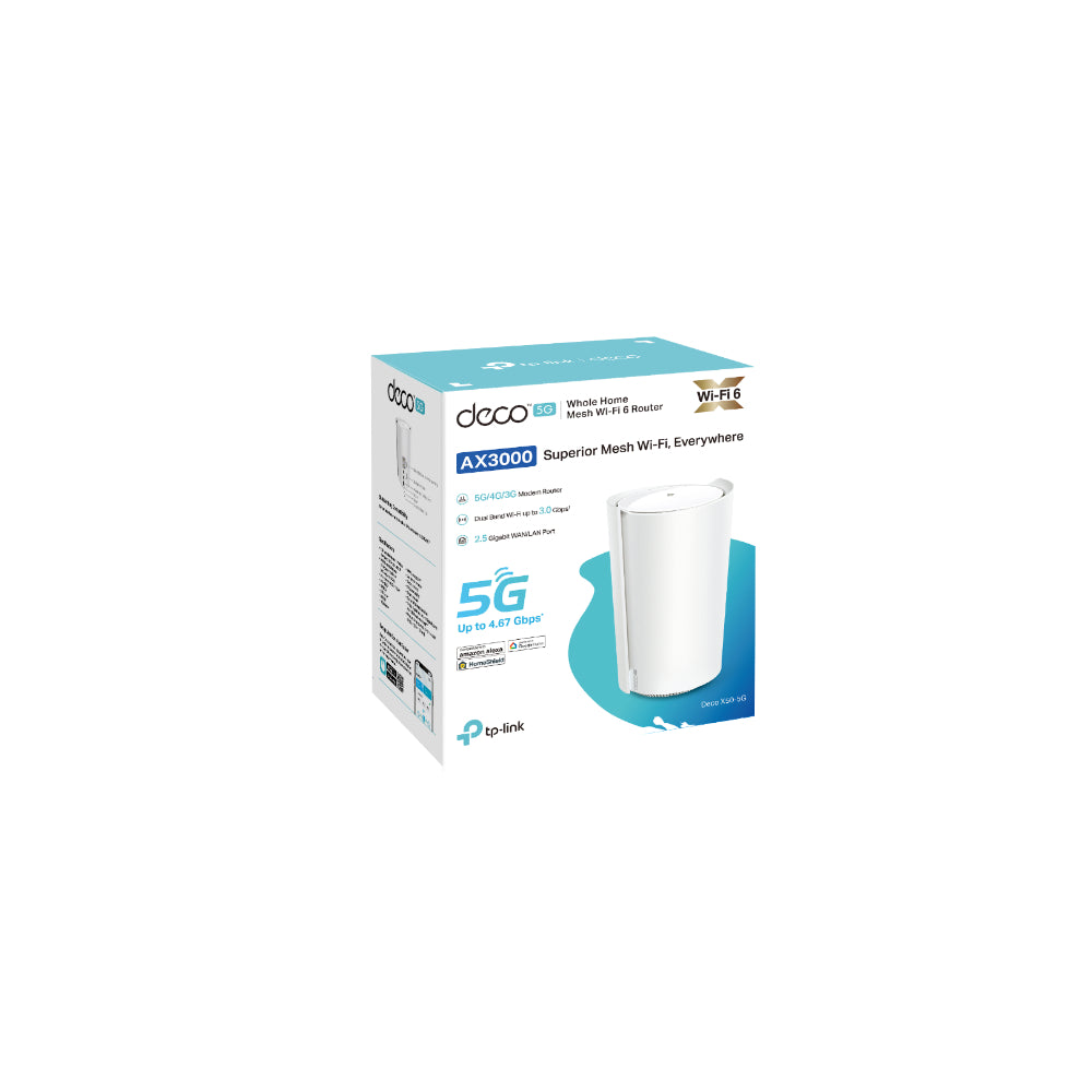 TP-Link Deco X50-5G AX3000 Whole Home Mesh Wi-Fi 6 Gateway