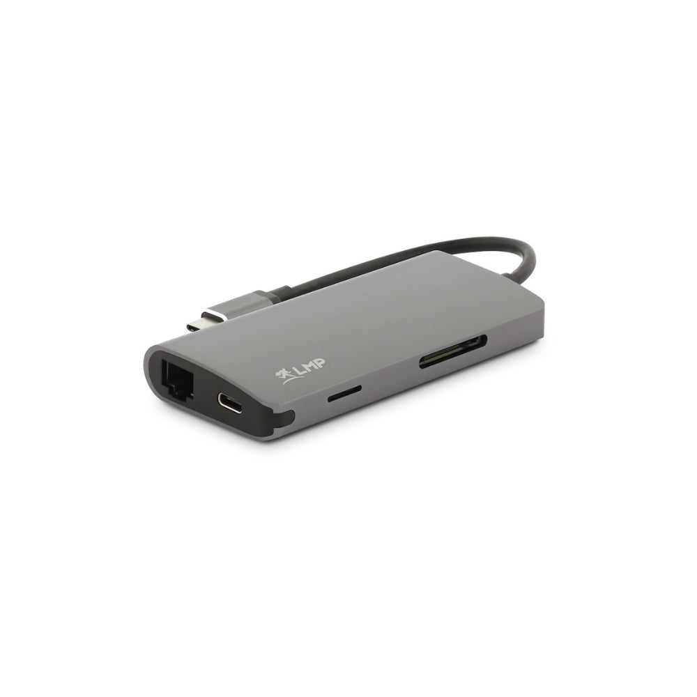 LMP USB-C mini dock 8-Port, space grey