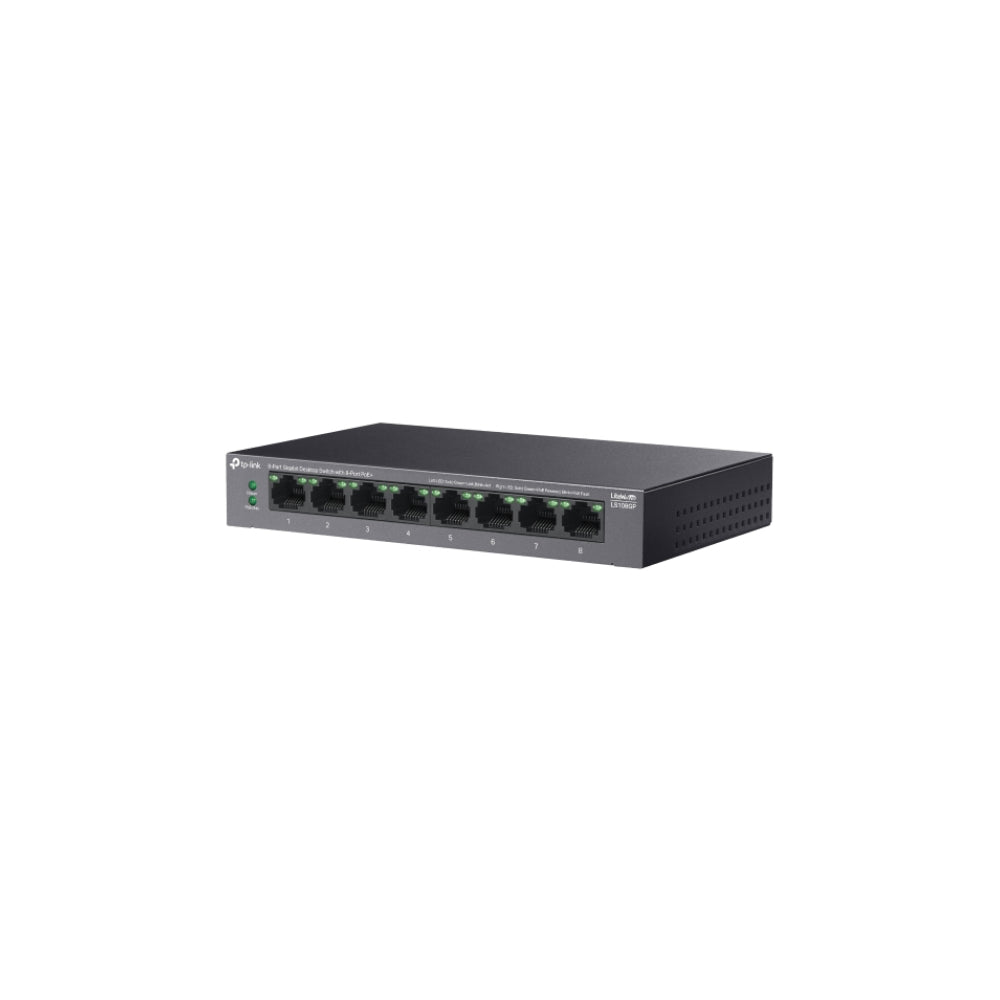 TP-Link LiteWave LS108GP V1 Switch 8-PoE+