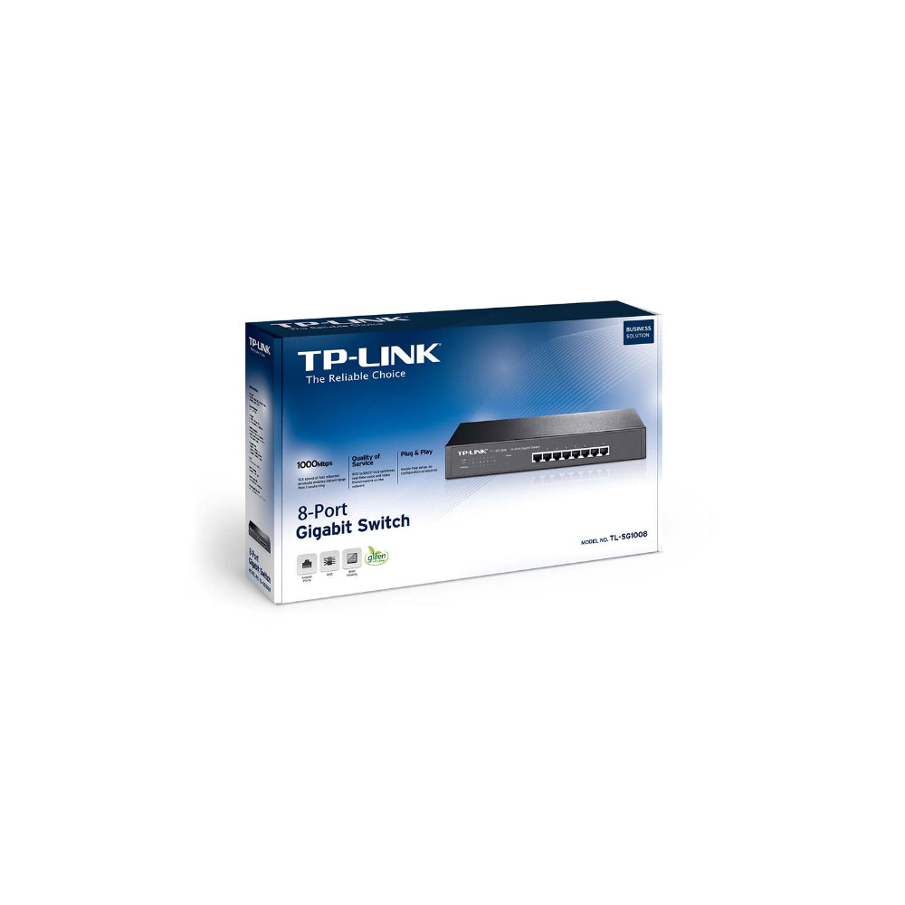 TP-Link TL-SG1008 8-Port Gigabit Desktop/Rackmount Switch